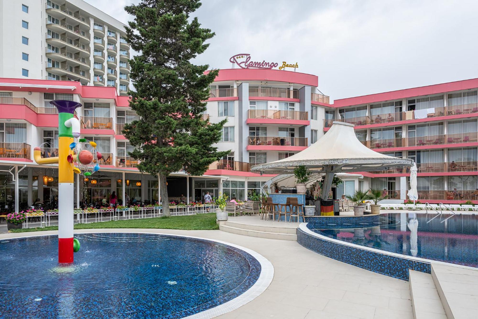 Flamingo Beach Hotel 써니비치 외부 사진